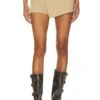 Remy Skort Taupe Neutral -Fashion Clothing Store LOVF WF435 V1