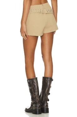 Remy Skort Taupe Neutral 8 Remy Skort Taupe Neutral -Fashion Clothing Store LOVF WF435 V3