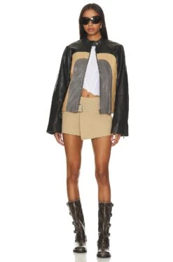 Remy Skort Taupe Neutral 9 Remy Skort Taupe Neutral -Fashion Clothing Store LOVF WF435 V4