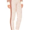 Tavi Fair Isle Knit Pant Ivory & Tan 1 Tavi Fair Isle Knit Pant Ivory & Tan -Fashion Clothing Store LOVF WP572 V1