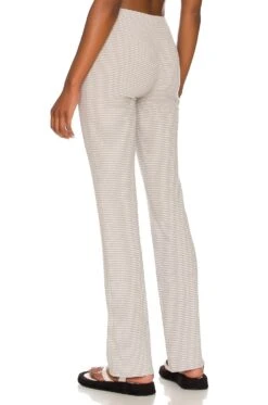 Lea Pant Natural Stripe -Fashion Clothing Store LOVF WP603 V3