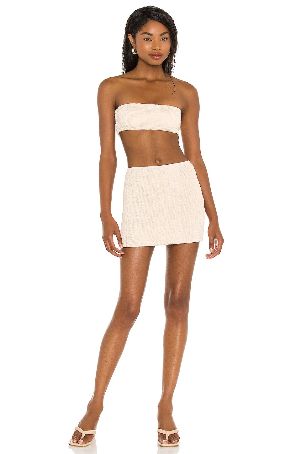 Devaney Mini Skirt Nude 6 Devaney Mini Skirt Nude - Image 4