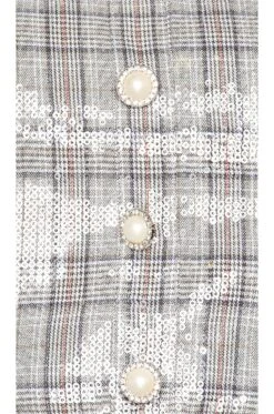 Nazanine Skirt Grey Plaid -Fashion Clothing Store LOVF WQ581 V5