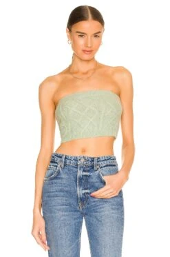 Opal Tube Top Meadow Green