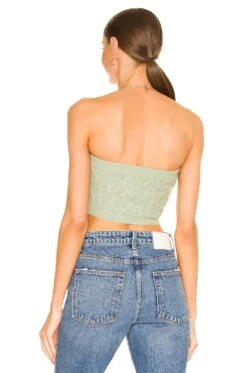 Opal Tube Top Meadow Green -Fashion Clothing Store LOVF WS2321 V3