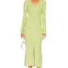 Kavala Sweater Dress Lime Green 2 Kavala Sweater Dress Lime Green -Fashion Clothing Store LPAR WD678 V1