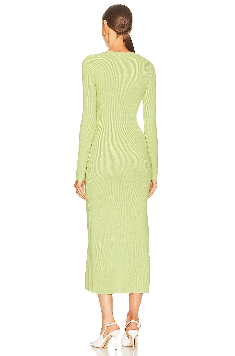 Kavala Sweater Dress Lime Green 5 Kavala Sweater Dress Lime Green - Image 3