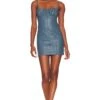 Cherie Mini Dress Sea Blue -Fashion Clothing Store LPAR WD718 V1