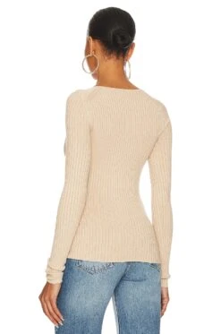 Accorsa Sweetheart Sweater Champagne 8 Accorsa Sweetheart Sweater Champagne -Fashion Clothing Store LPAR WK218 V3