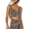 TOP CORTO TILLIE Leopard -Fashion Clothing Store LPAR WS295 V1