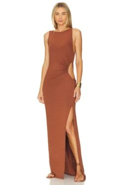 VESTIDO TIANA Coffee -Fashion Clothing Store LSPA WD343 V1 1