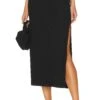 X Hanna Montazami Isla Skirt Black