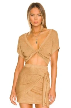 Riley Top Toffee -Fashion Clothing Store LSPA WS56 V1 1