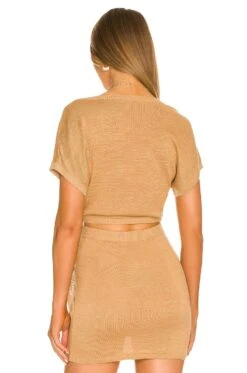 Riley Top Toffee -Fashion Clothing Store LSPA WS56 V3