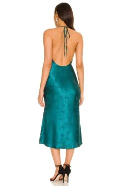 Mermaid Midi Dress Deep Teal -Fashion Clothing Store MALR WD1020 V3