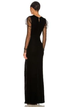 Maya Gown Black -Fashion Clothing Store MALR WD1058 V3