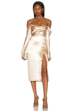 Cecilia Midi Dress Black -Fashion Clothing Store MALR WD1102 V1