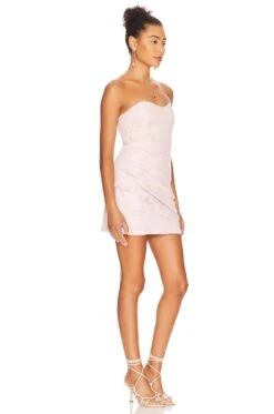 SOLANDIA ミニドレス Purple Shimmer 7 SOLANDIA ミニドレス Purple Shimmer -Fashion Clothing Store MALR WD1160 V2