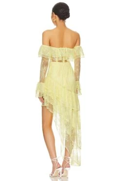 Maddalena Gown Yellow -Fashion Clothing Store MALR WD1258 V4