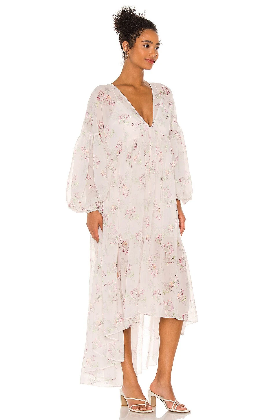 The Foat Midi Dress Lavender Floral 4 The Foat Midi Dress Lavender Floral - Image 2