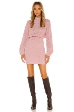 Monette Dress Nude Pink -Fashion Clothing Store MALR WD925 V2