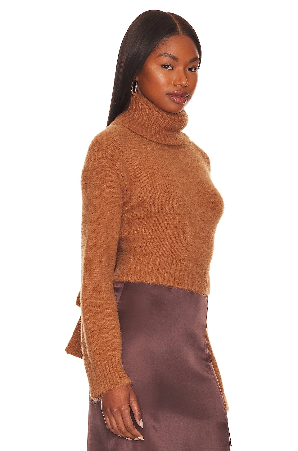 Elouise Tie Back Sweater Camel 5 Elouise Tie Back Sweater Camel - Image 3