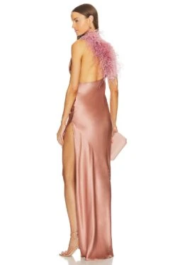 ROBE DE SOIRÉE EMMA Mauve -Fashion Clothing Store MEBY WD6 V1 1