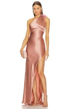ROBE DE SOIRÉE EMMA Mauve -Fashion Clothing Store MEBY WD6 V2