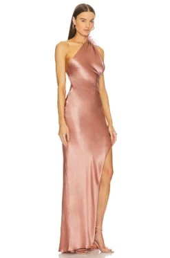 ROBE DE SOIRÉE EMMA Mauve -Fashion Clothing Store MEBY WD6 V3