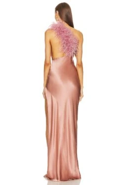 ROBE DE SOIRÉE EMMA Mauve -Fashion Clothing Store MEBY WD6 V4
