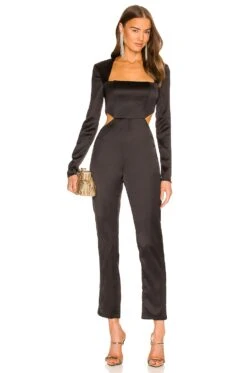 X REVOLVE Luisa Jumpsuit Black