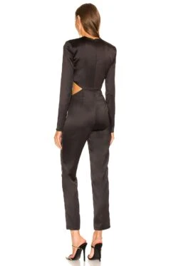 X REVOLVE Luisa Jumpsuit Black -Fashion Clothing Store MELR WC53 V3