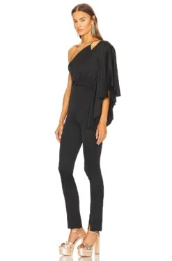 X REVOLVE Sakura Jumpsuit Black -Fashion Clothing Store MELR WC61 V3