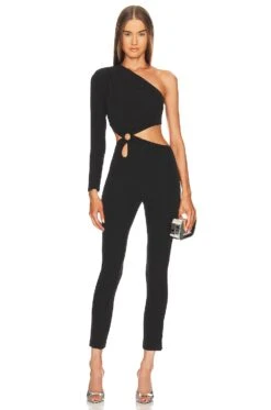 X REVOLVE Idris Jumpsuit Black