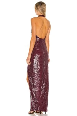 X REVOLVE Soraya Gown Burgundy 8 X REVOLVE Soraya Gown Burgundy -Fashion Clothing Store MELR WD349 V3