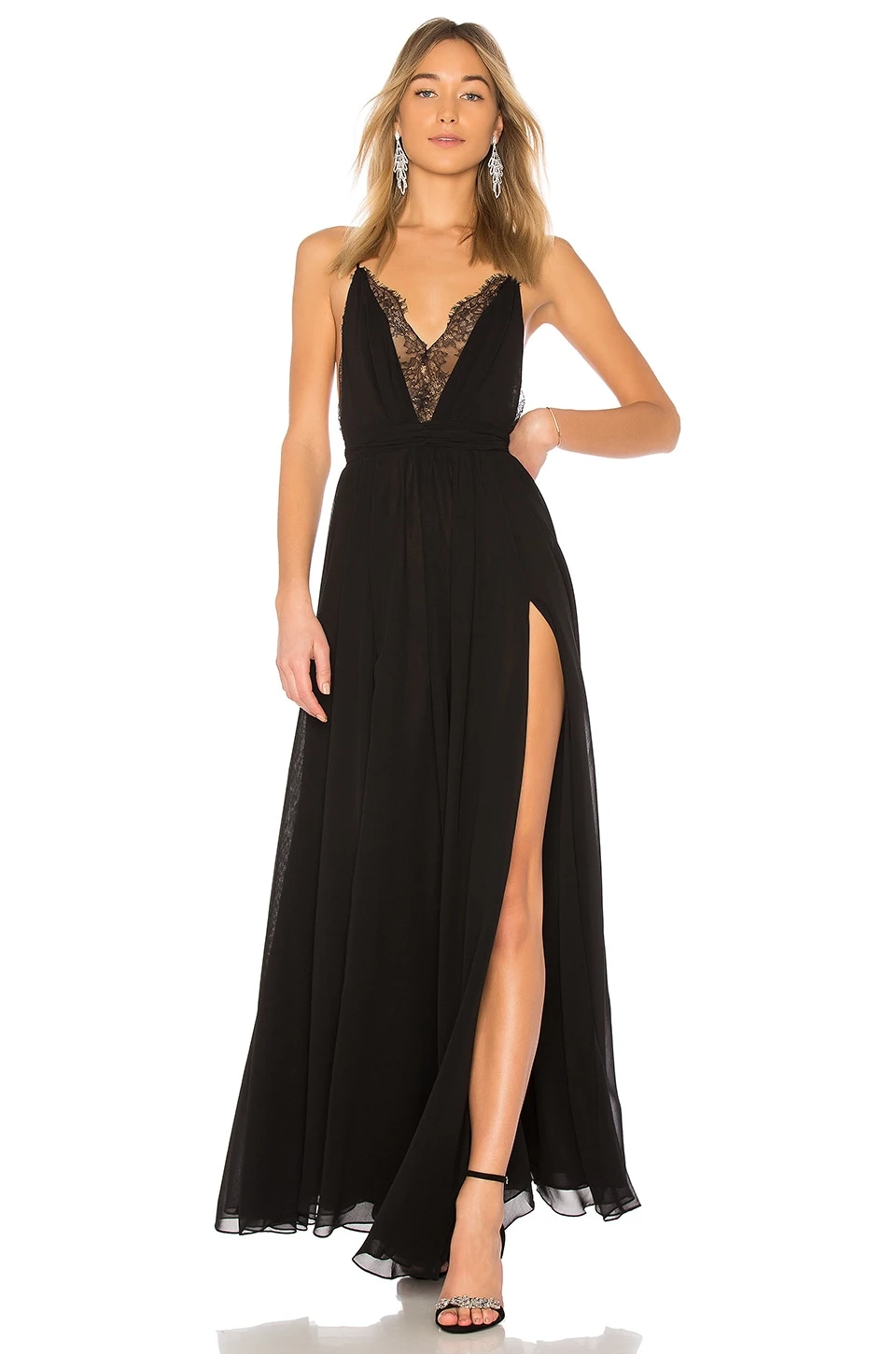 X REVOLVE Justin Gown Black 3 X REVOLVE Justin Gown Black