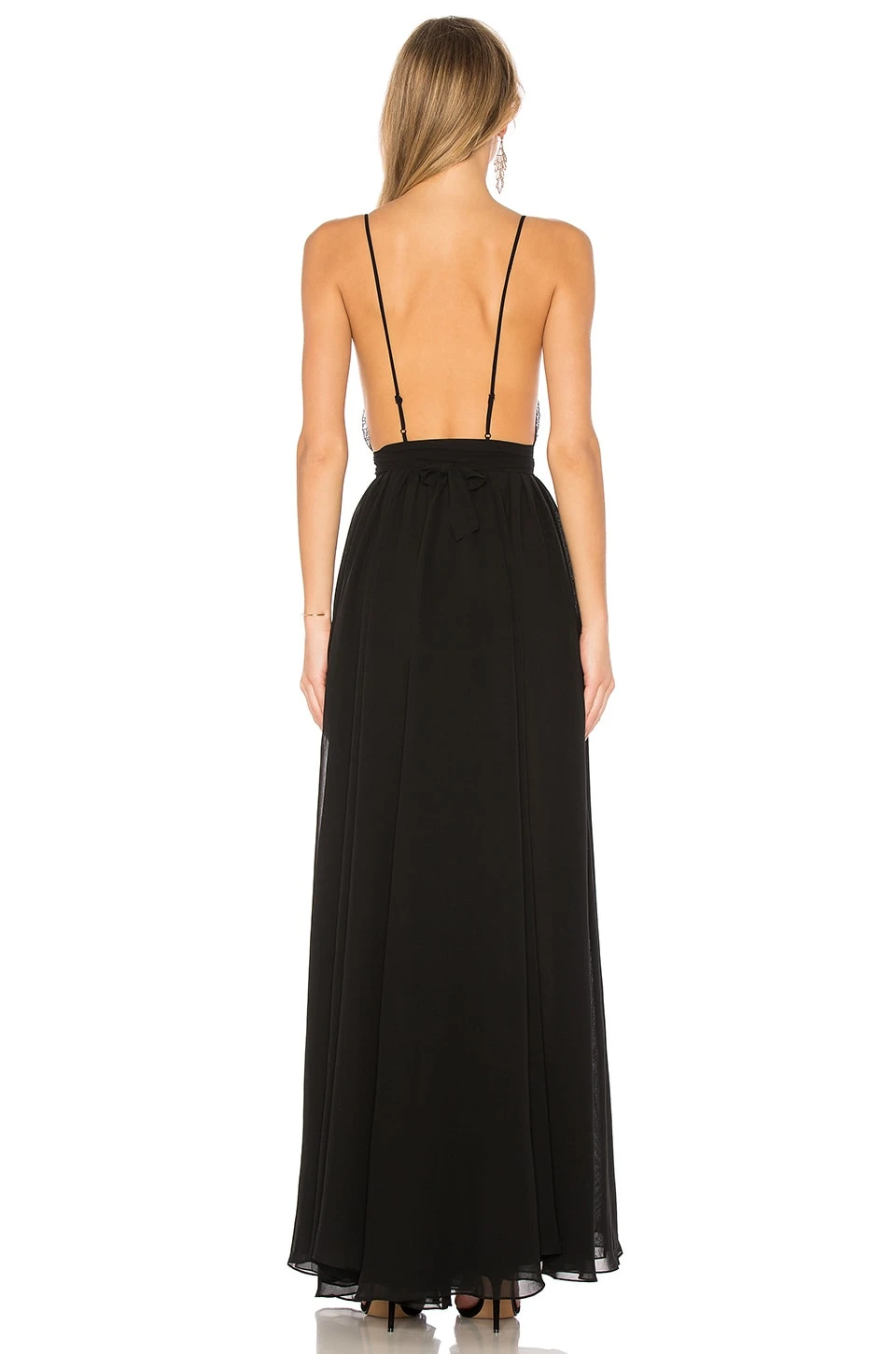 X REVOLVE Justin Gown Black 5 X REVOLVE Justin Gown Black - Image 3