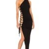 X REVOLVE Merrick Maxi Dress Black