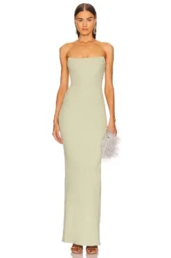 X REVOLVE Briggs Gown Ivory -Fashion Clothing Store MELR WD643 V1