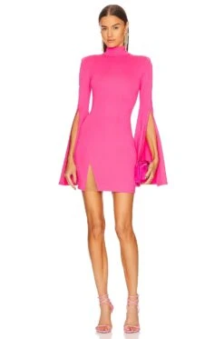 X REVOLVE Mr. Gibson Mini Dress Hot Pink -Fashion Clothing Store MELR WD680 V1 1