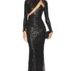 X REVOLVE Houston Gown Black -Fashion Clothing Store MELR WD701 V1