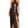 X REVOLVE Soraya Gown Brown -Fashion Clothing Store MELR WD753 V1