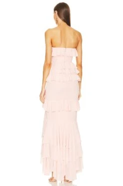 VESTIDO LARGO OLEKSANDRA Blush Nude -Fashion Clothing Store MELR WD834 V3