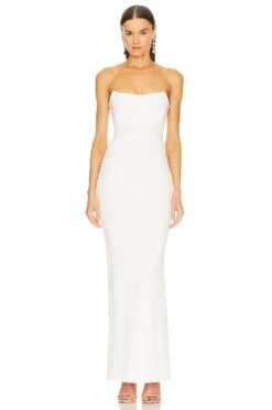 X REVOLVE Briggs Gown Ivory