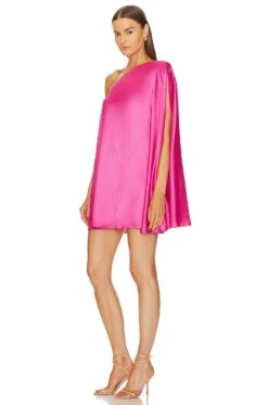 X REVOLVE Barbara Mini Dress Hot Pink -Fashion Clothing Store MELR WD862 V3