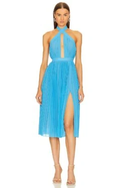 X REVOLVE Beatriz Midi Dress Cobalt Blue