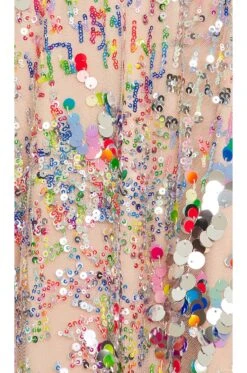 MILLY ПЛАТЬЕ С БЛЕСТКАМИ ODETTA Confetti 9 MILLY ПЛАТЬЕ С БЛЕСТКАМИ ODETTA Confetti -Fashion Clothing Store MILL WD1063 V4