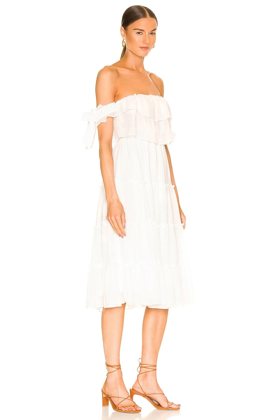 X REVOLVE Micaela Dress White 4 X REVOLVE Micaela Dress White - Image 2