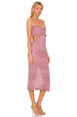 Skye Dress Rose Knit -Fashion Clothing Store MISA WD574 V2