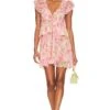 Lily Dress Blushing Flora -Fashion Clothing Store MISA WD669 V1